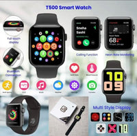 Smartwatch T500 Bluetooth with 2.5D Glass & Silicone Strap image 5 PanguDeals Pakistan
