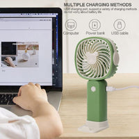 Multicolor Portable Mobile Phone Holder Fan - 1 Pcs image 4 PanguDeals Pakistan