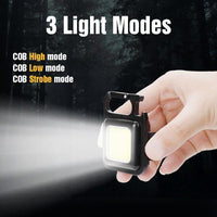 Rechargeable Flashlight Black Plastic 500mAh Type-C image 2 PanguDeals Pakistan