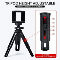 Mobile Phone Stand Black Adjustable Tripod for Outdoor Use image 2 PanguDeals Pakistan