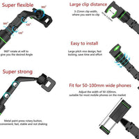 Adjustable Black Mobile Phone Holder for Home Office image 5 PanguDeals Pakistan