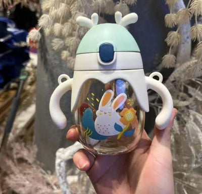 Kids Water Sipper with Bunny Design, Spill-Proof, Durable Plastic image 1 PanguDeals Pakistan