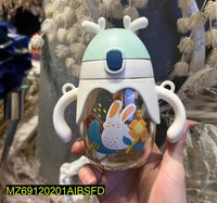 Kids Water Sipper with Bunny Design, Spill-Proof, Durable Plastic image 2 PanguDeals Pakistan
