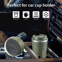 Insulated Travel Mug Stainless Steel Hot Coffee Leak Proof image 3 PanguDeals Pakistan