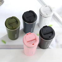 Insulated Travel Mug Stainless Steel Hot Coffee Leak Proof image 5 PanguDeals Pakistan