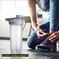 Gym Shaker Bottle BPA-Free Gray Leak Proof image 5 PanguDeals Pakistan
