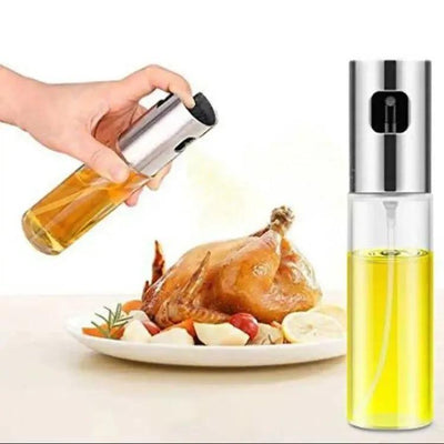 Glass Oil Spray Bottle 7.1" White Non-Slip Grip image 1 PanguDeals Pakistan
