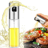 Glass Oil Spray Bottle 7.1" White Non-Slip Grip image 2 PanguDeals Pakistan