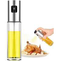 Glass Oil Spray Bottle 7.1" White Non-Slip Grip image 3 PanguDeals Pakistan