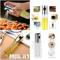Glass Oil Spray Bottle 7.1" White Non-Slip Grip image 4 PanguDeals Pakistan