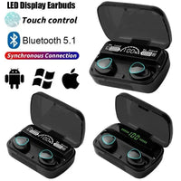 DAMIX M10 Wireless Earbuds Blue Gold V5.1 image 3 PanguDeals Pakistan