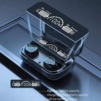 DAMIX M10 Wireless Earbuds Blue Gold V5.1 image 5 PanguDeals Pakistan