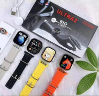 T10 Ultra 2 Smart Watch Orange Silicone Bluetooth 5 Fitness Tracker image 1 PanguDeals Pakistan