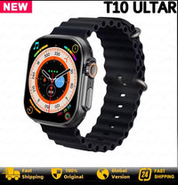 T10 Ultra 2 Smart Watch Orange Silicone Bluetooth 5 Fitness Tracker image 2 PanguDeals Pakistan