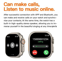 T10 Ultra 2 Smart Watch Orange Silicone Bluetooth 5 Fitness Tracker image 4 PanguDeals Pakistan