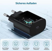 Samsung 25W PD USB-C Charger Black White image 3 PanguDeals Pakistan