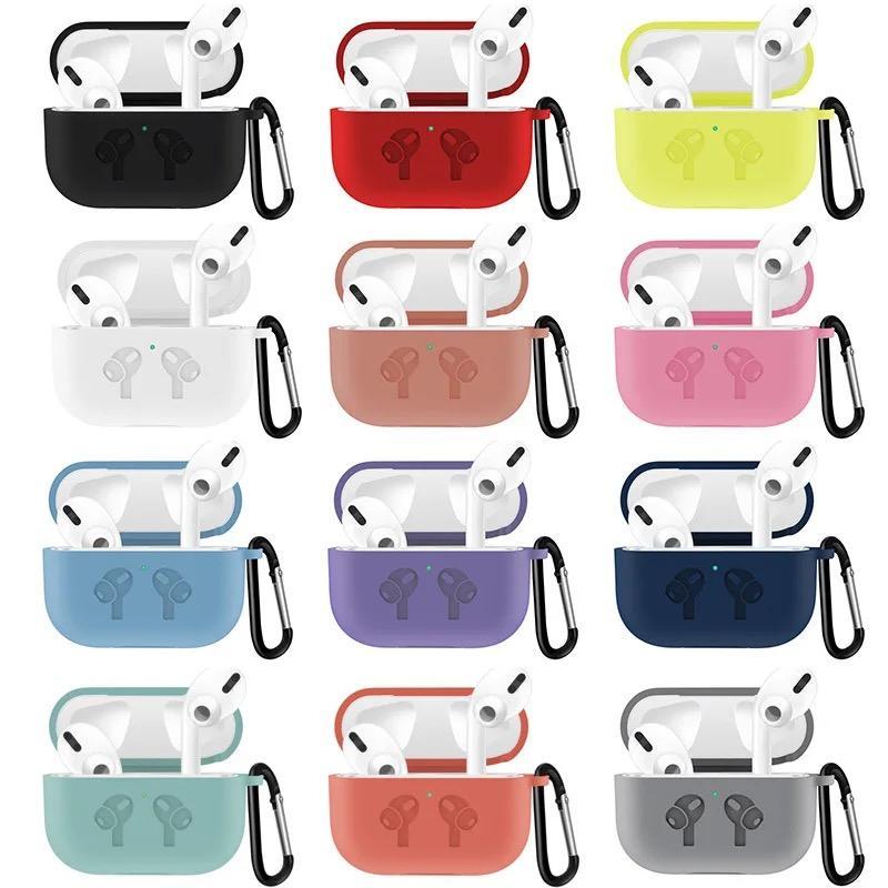 Airpods Pro 2 Silicone Case with Carabiner Hook image 1 PanguDeals Pakistan