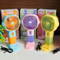 Portable Rechargeable Fan with Stand & Fast Charge image 2 PanguDeals Pakistan