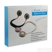 Portable Neck Fan with 2 Fans & 2 Pads image 4 PanguDeals Pakistan