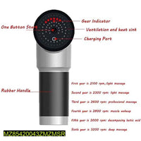 Fascial Gun KH-320 Silver Black Massage Device image 3 PanguDeals Pakistan
