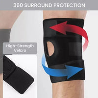 Black Adjustable Knee Support Brace for Daily Comfort image 5 PanguDeals Pakistan