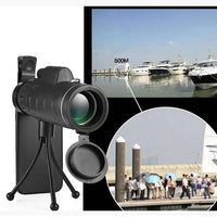 Compact 50x60 Zoom Telescope Black Tripod for Travel image 1 PanguDeals Pakistan