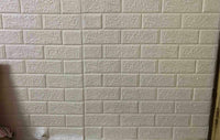 White 3D Brick Wall Sticker 2 Pcs image 3 PanguDeals Pakistan
