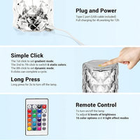 Rechargeable LED Table Lamp with Remote Control image 3 PanguDeals Pakistan