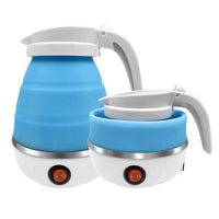 Portable Electric Kettle 600ml Blue ABS Travel Use image 1 PanguDeals Pakistan