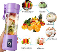Portable Mini Blender Purple Rechargeable Smoothie Maker image 3 PanguDeals Pakistan