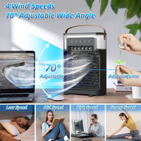 Mini Air Cooler 4 Wind Black ABS 70F image 1 PanguDeals Pakistan