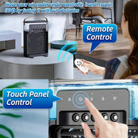 Mini Air Cooler with Remote Control Black ABS image 2 PanguDeals Pakistan