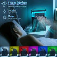 Mini Air Cooler with Remote Control Black ABS image 5 PanguDeals Pakistan