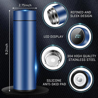 Insulated Water Bottle for Gym Office Use, Waterproof, Durable, Blue image 5 PanguDeals Pakistan