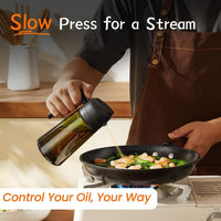 Premium Glass Oil Bottle Black Handle Precision Nozzle image 4 PanguDeals Pakistan