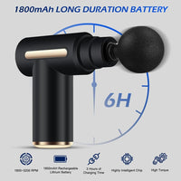Massager Gun Black ABS Plastic Daily Essentials image 3 PanguDeals Pakistan