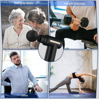 Massager Gun Black ABS Plastic Daily Essentials image 4 PanguDeals Pakistan