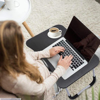 Stylish Black Laptop Table for Home & Office image 5 PanguDeals Pakistan