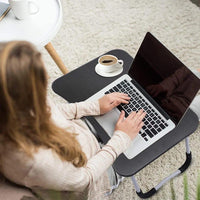 Stylish Black Laptop Table for Home & Office image 1 PanguDeals Pakistan