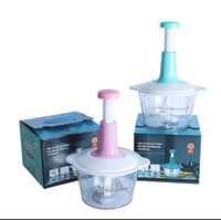 Stainless Steel Vegetable Chopper Mint White image 3 PanguDeals Pakistan