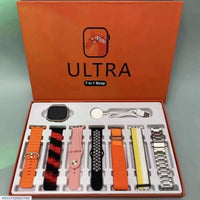 Smartwatch with 6 Straps Multicolor Silicone Metal Pakistan image 4 PanguDeals Pakistan