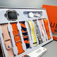Smartwatch with 6 Straps Multicolor Silicone Metal Pakistan image 5 PanguDeals Pakistan