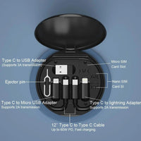 Premium 60W PD Charging Kit Black ABS image 2 PanguDeals Pakistan