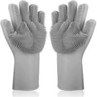 2pcs - Silicone Washing Gloves