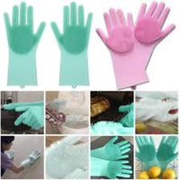 2pcs - Silicone Washing Gloves