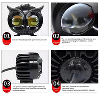 Owl Fog Light Set Yellow White ABS Plastic image 5 PanguDeals Pakistan