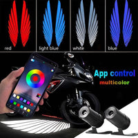 Multicolor Angel Wing LED Light for Motorcycle & Car image 5 PanguDeals Pakistan