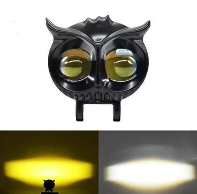 Owl Fog Light Set Yellow White ABS Plastic image 1 PanguDeals Pakistan