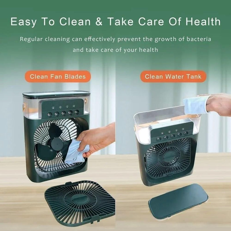 Mini Air Cooler White Portable Cooling for Small Rooms image 1 PanguDeals Pakistan