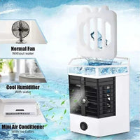 Mini Air Cooler with Humidifier & Fan, 1440 Watts, ABS Plastic, Blue Design image 1 PanguDeals Pakistan
